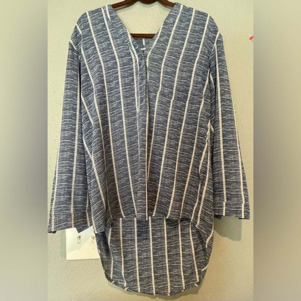 Men's Blue Striped Jacket